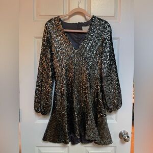 ✨NWT✨ Alexis new with tags, graphite grey long sleeve dress